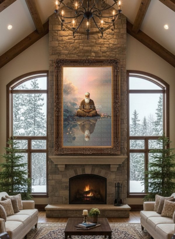 Glimpse of the Divine: A Portrait of Inner Stillness