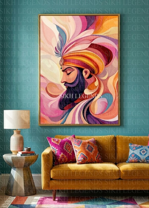 Waves of Gurpratap: A Contemporary Vision of Divine Radiance